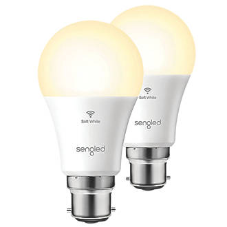 Image of Sengled W21-U31 BC A60 LED Smart Light Bulb 8.8W 806lm 2 Pack 