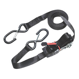 Image of Master Lock Ratchet Straps with S-Hooks 4.25m x 25mm 