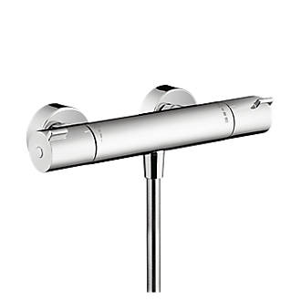 Image of Hansgrohe MyFox Exposed Thermostatic Shower Mixer Valve Fixed Chrome 