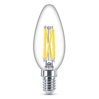 Image of Philips ES Candle LED Light Bulb 470lm 4.5W 