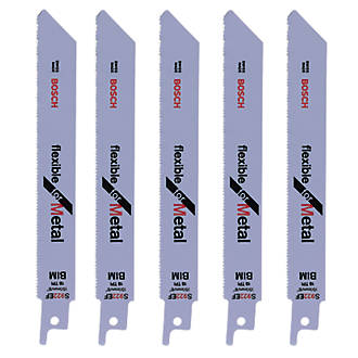 Image of Bosch S922EF Metal Reciprocating Saw Blades 150mm 5 Pack 