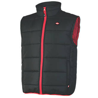 Image of Lee Cooper LCVST706 Quilted Padded Vest Black X Large 44" Chest 