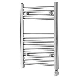 Image of Towelrads Richmond Electric Towel Radiator with Thermostatic Heating Element 691m x 450mm Chrome 682BTU 