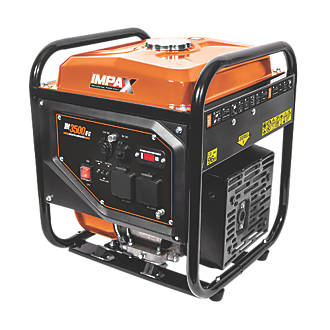 Image of IMPAX IM3500IFG 3600W Open Frame Inverter Generator + 2.1A 1-Outlet Type A USB Charger 230V 