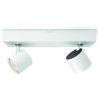 Image of Philips Star WarmGlow LED Double Bar Spotlight White 9W 1000lm 