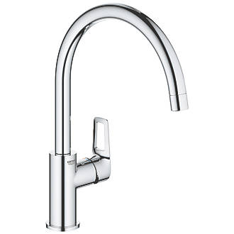 Image of Grohe Start Loop Kitchen Mixer Tap Chrome 