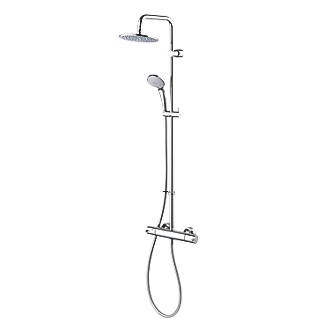 Image of Ideal Standard Ceratherm HP/Combi Flexible Exposed Chrome Thermostatic Dual Shower Mixer 
