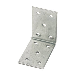 Image of Sabrefix Heavy Duty Angle Brackets Stainless 40 x 60mm 10 Pack 