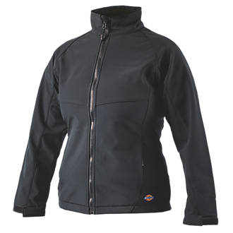 Image of Dickies Foxton Womens Softshell Jacket Black Size 10 