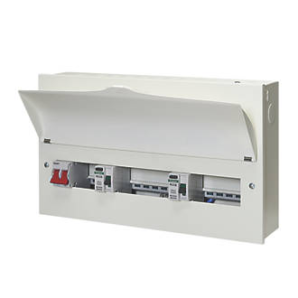 Image of Crabtree Starbreaker 20-Module 14-Way Part-Populated High Integrity Dual RCD Consumer Unit 