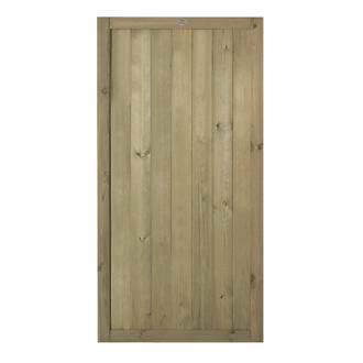 Image of Forest Vertical Tongue & Groove Garden Gate 900mm x 1830mm Natural Timber 