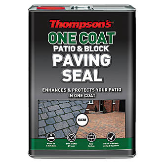 Image of Thompsons One-Coat Patio & Block Paving Seal Clear 5Ltr 