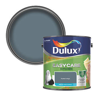 Image of Dulux Easycare Kitchen Paint Faded Indigo 2.5Ltr 
