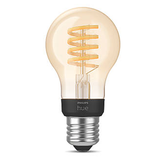 Image of Philips Hue ES A60 LED Smart Light Bulb 7W 550lm 