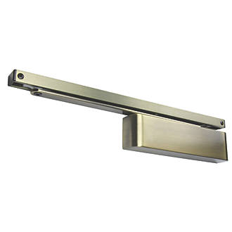 Image of Rutland TS.11204 Cam-Action Fire Rated Overhead Door Closer Antique Brass 