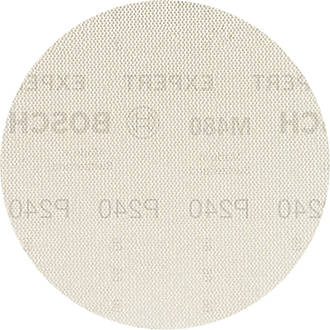 Image of Bosch Expert M480 Random Orbital Sanding Net Mesh 150mm 240 Grit 50 Pack 