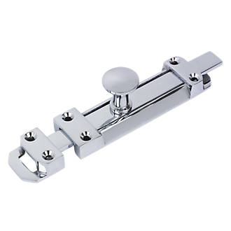 Image of Heavy Duty Door Bolt Polished Chrome 150mm 