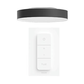 Image of Philips Hue Ambiance Enrave LED Ceiling Light Black 9.6W 950-1220lm 