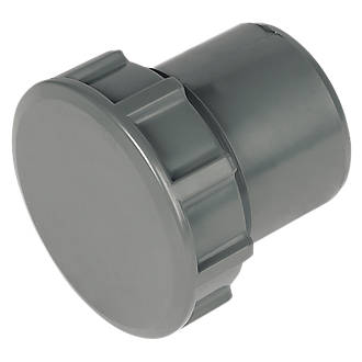 Image of FloPlast ABS Access Plugs Grey 40mm 5 Pack 