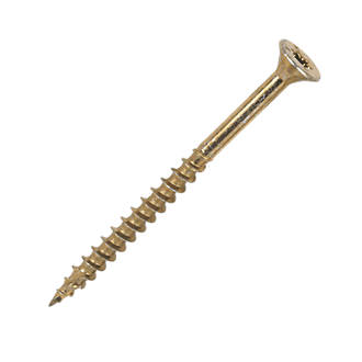Image of Timco C2 Clamp-Fix TX Double-Countersunk Multi-Purpose Clamping Screws 6mm x 80mm 200 Pack 