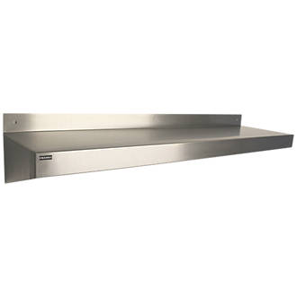 Image of Stainless Steel Kitchen Wall Shelf 1200mm x 300mm x 220mm 