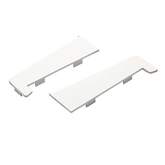 Image of Crystal uPVC Sill-End Caps White 150mm 