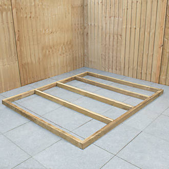 Image of Forest 7' x 7' Timber Shed Base 