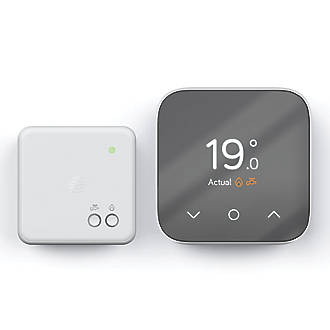 Image of Hive Mini Wireless Heating & Hot Water Smart Thermostat - Hubless White/Grey 