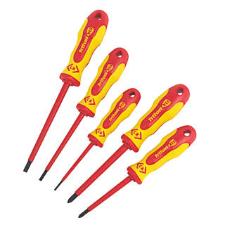 Image of C.K Triton XLS Mixed Electrical Insulated Screwdriver Set 5 Pcs 