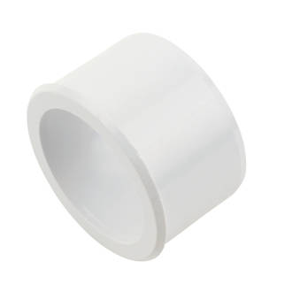 Image of FloPlast Solvent Weld Reducing Coupler 55mm x 43mm White 