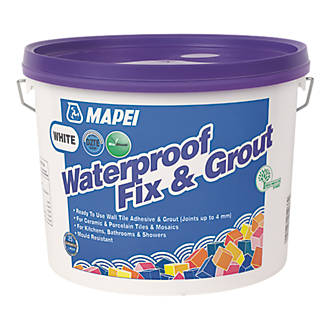 Image of Mapei Wall Waterproof Fix & Grout White 7.5kg 