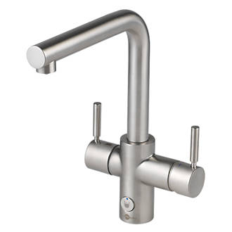 Image of InSinkErator 4N1 Touch Hot & Cold Water Tap Brushed Steel 