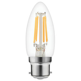 Image of LAP BC Candle LED Virtual Filament Light Bulb 470lm 3.4W 
