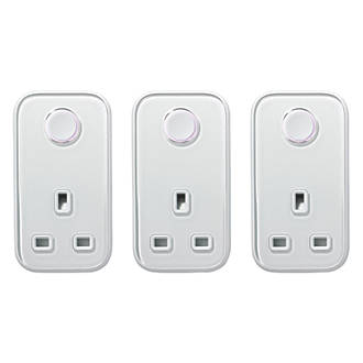 Image of Hive Active 13A Smart Plug White 3 Pack 
