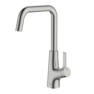 Image of Clearwater Azia Battery-Powered Single Lever Monobloc Tap with Sensor Operation Brushed Nickel PVD 