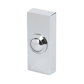 Image of Byron Wired Doorbell Bell Push Chrome 