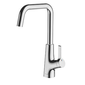 Image of Clearwater Azia Battery-Powered Single Lever Monobloc Tap with Sensor Operation Chrome 