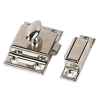 Image of Cupboard Latch Nickel-Plated 54mm x 54mm 