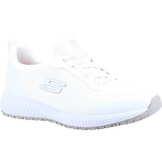Image of Skechers Squad SR Metal Free Womens Non Safety Shoes White Size 3 