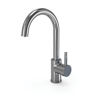 Image of ETAL Single Lever 3-in-1 Hot Water Kitchen Tap Polished Chrome 