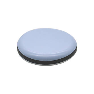 Image of Grey Round Self-Adhesive PTFE Glides 40mm x 40mm 20 Pack 
