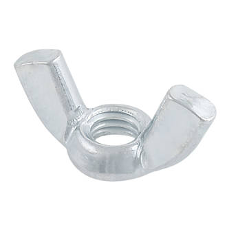 Image of Easyfix Zinc-Plated Steel Wing Nuts M6 10 Pack 