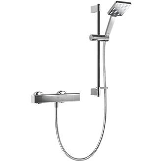 Image of Mira Honesty EV Rear-Fed Exposed Chrome Thermostatic Mixer Shower 