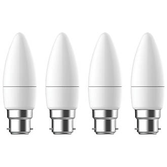 Image of LAP BC Candle LED Light Bulb 250lm 2.2W 4 Pack 