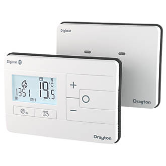 Image of Drayton Digistat 2-Channel Wireless Thermostat with Optional App Control 