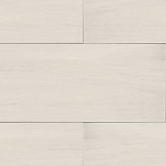 Image of Marquis Sherwood White Porcelain Tile 900mm x 150mm 8 Pack 