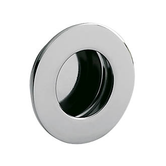 Image of Eurospec Circular Flush Pull Handle 48mm Polished Stainless Steel 
