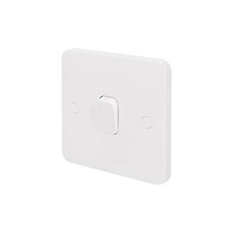 Image of Schneider Electric Lisse 10AX 1-Gang 1-Way 10AX Light Switch White 