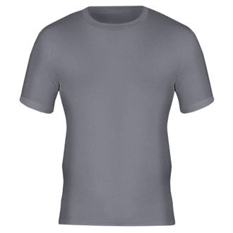 Image of Workforce WFU2400 Short Sleeve Thermal T-Shirt Baselayer Grey Medium 33-35" Chest 