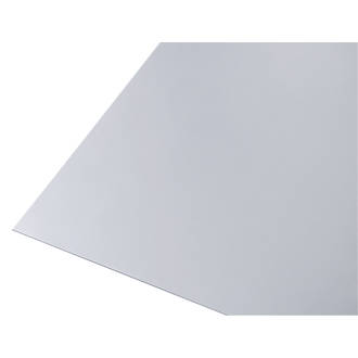 Image of Rothley Smooth Protective Door Plate Galvanised Steel 250mm x 500mm 